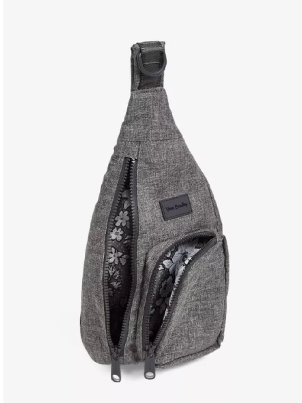 Vera Bradley Gray Heather ReActive Mini Sling Backpack
